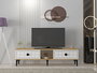 Hanah Home Yuka 150 - Roble Zafiro y Blanco